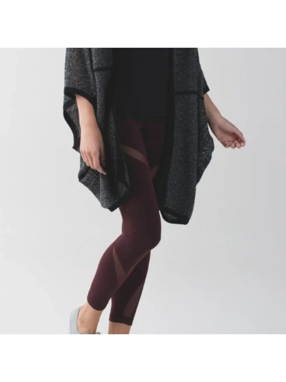 Lululemon High Times Pant (Wrap Mesh) Bordeaux Drama